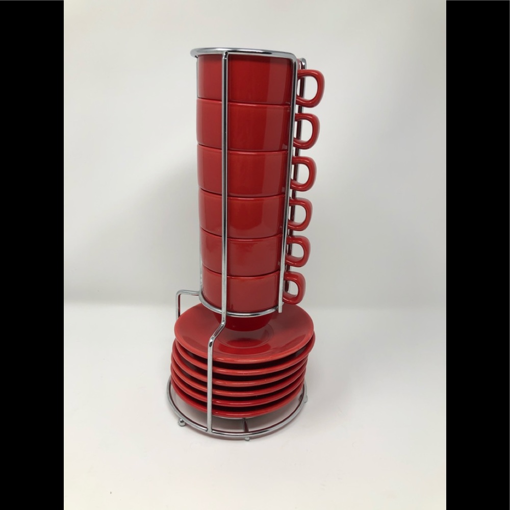 Stacking espresso set